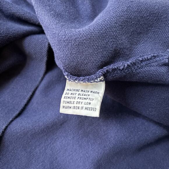 Vintage Polo Ralph Lauren 3XB Blue Polo Pink Collar Green Placket Sleeve Trim - Picture 8 of 8